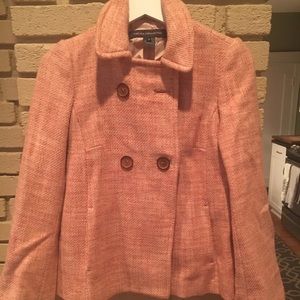 GUC French Connection Wool Coat in Blush Size 2